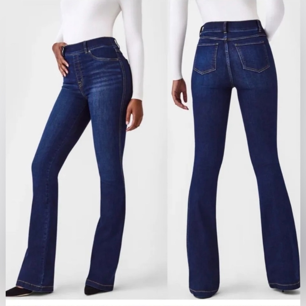 SPANX Boot Cut Jeans - Deep Indigo